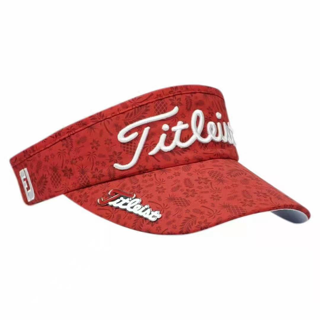 Red store titleist visor